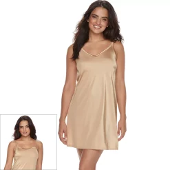 Vanity Fair® Daywear Solutions Spinslip 18-in. 10158 - Women's -Vanity Fair shop 165078 Damask