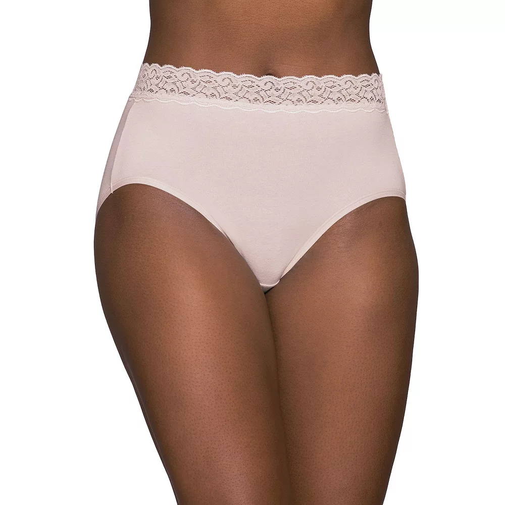Women's Vanity FairĀ® Flattering Lace Brief Panty 13396