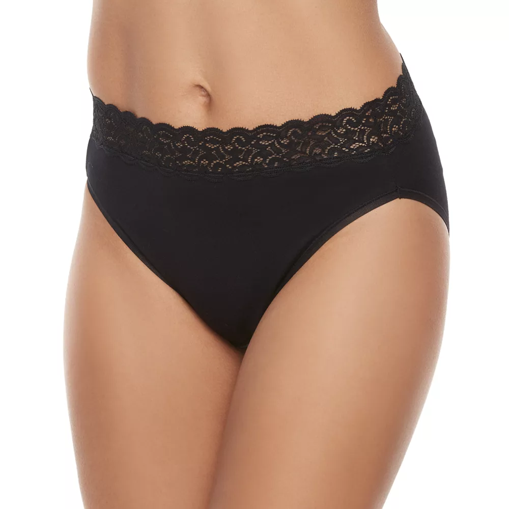 Women's Vanity FairĀ® Flattering Lace Hi-Cut Panty 13395 - Image 2