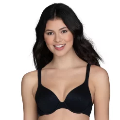 Vanity Fair® Body Shine Full-Coverage Underwire Bra 75298 -Vanity Fair shop 3599831 Black Jacquard