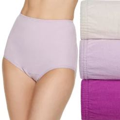 Women's Vanity Fair® Perfectly Yours Ravissant Classic Cotton 3-Pack Brief Panty Set 15320