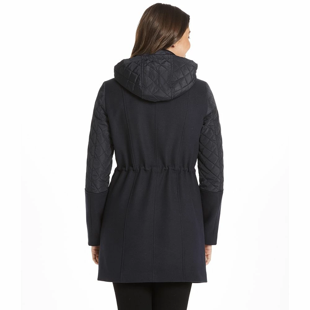 Women's Weathercast Midweight Mixed Media Quilted Anorak Jacket - Image 3