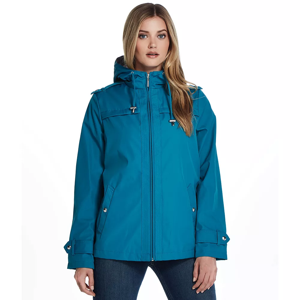 Women's Weathercast Hooded Raincoat 1 Women's Weathercast Hooded Raincoat