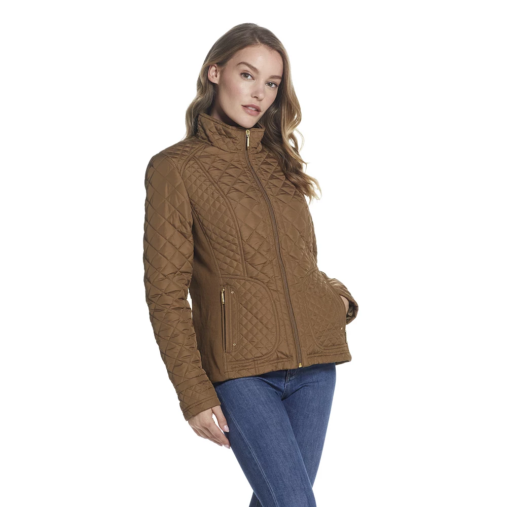 Women's Weathercast Quilted Moto Jacket - Image 8