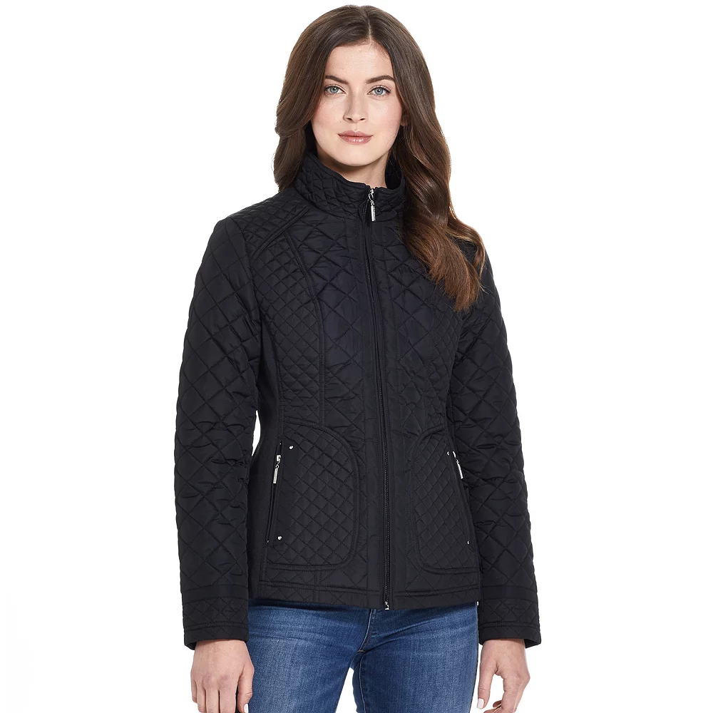 Women's Weathercast Quilted Moto Jacket - Image 5