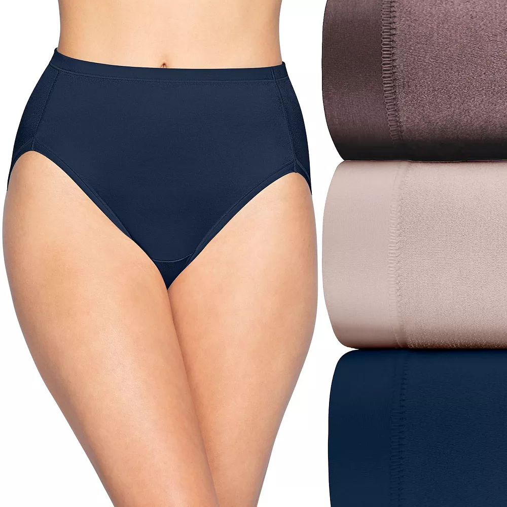 Women's Vanity FairĀ® Body Caress 3-Pack Hi-Cut Panties 13437 - Image 5