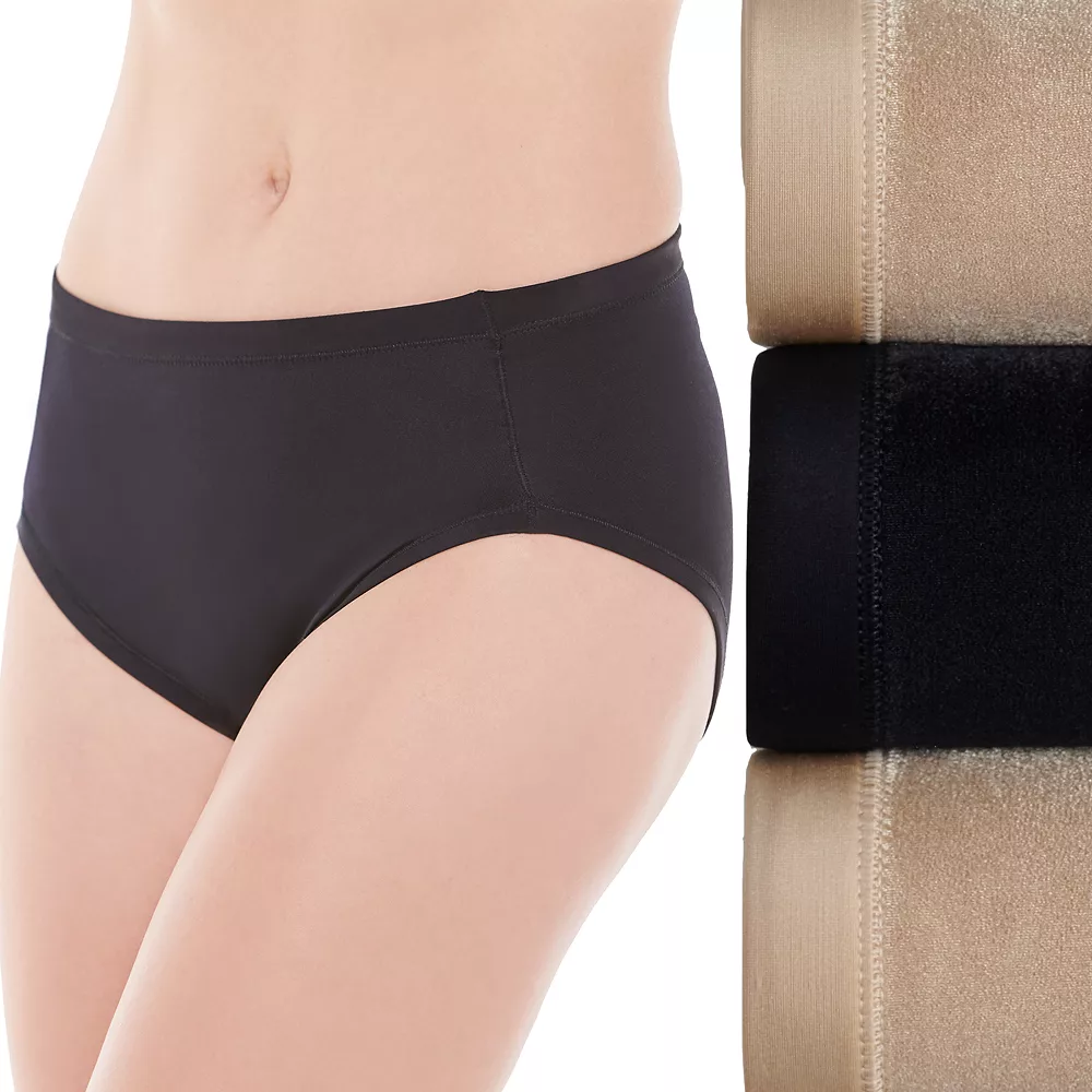 Women's Vanity FairĀ® Body Caress 3-Pack Hi-Cut Panties 13437 - Image 3