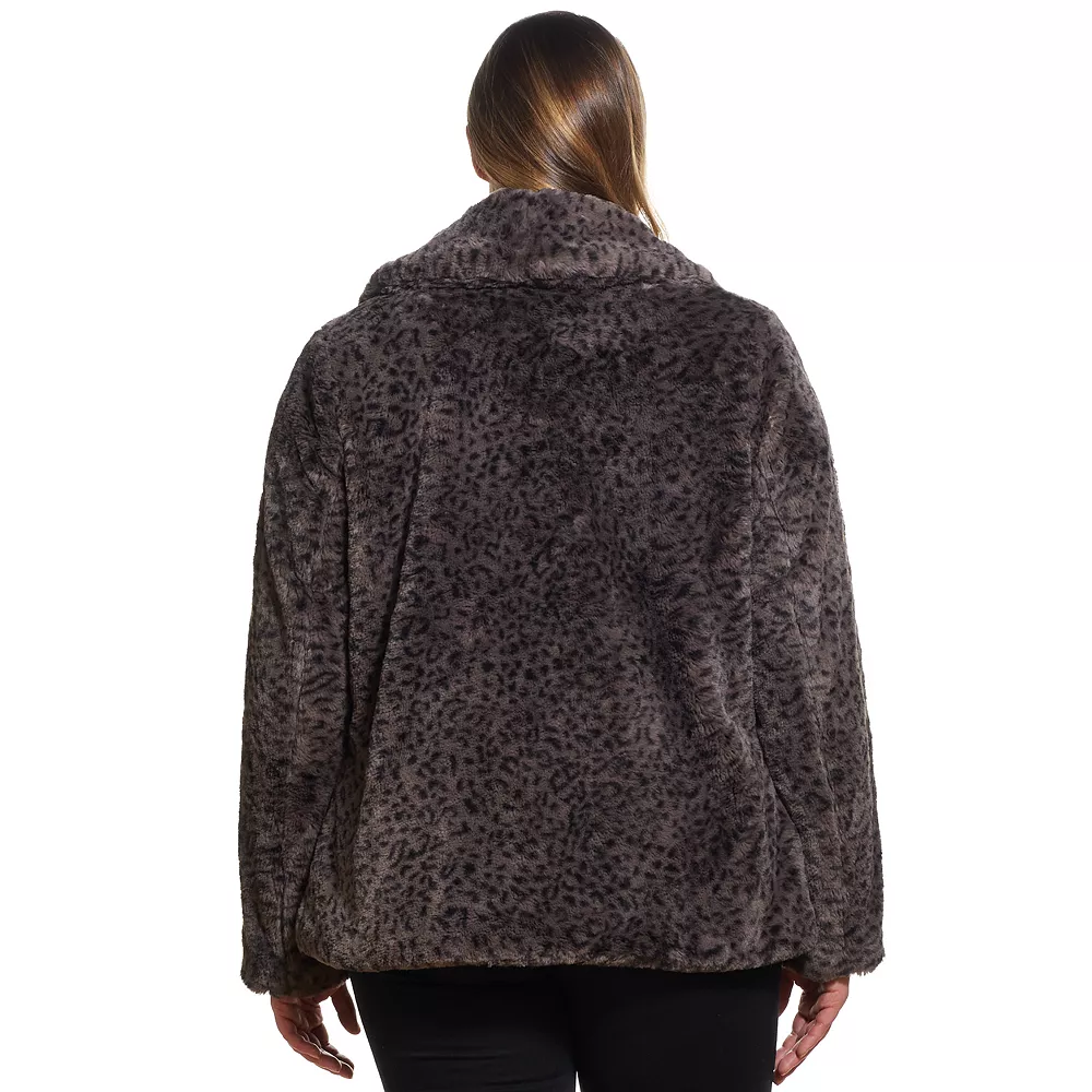 Plus Size Weathercast Midweight Faux-Fur Jacket - Image 2