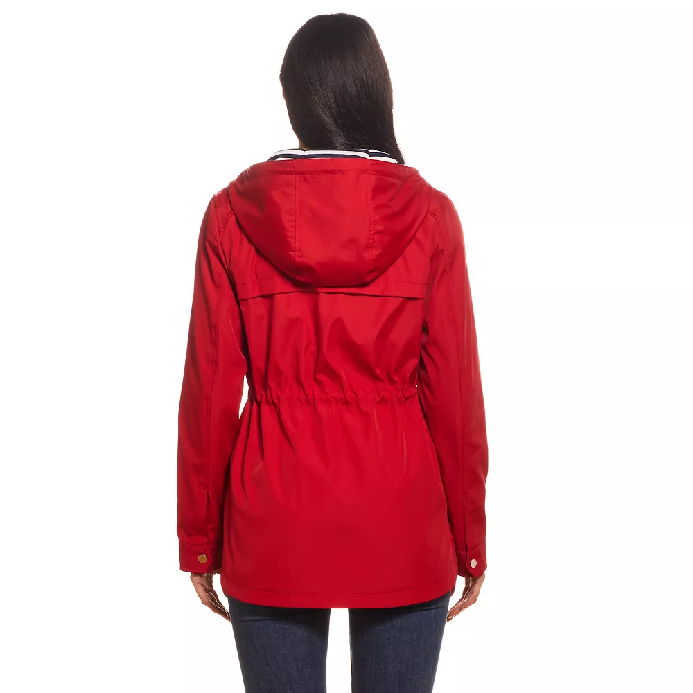 Women's Weathercast Hooded Nautical Anorak Jacket - Image 4