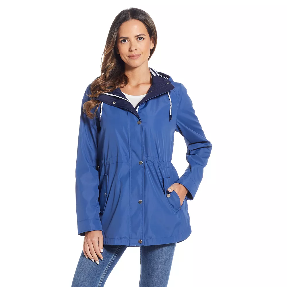Women's Weathercast Hooded Nautical Anorak Jacket - Image 3