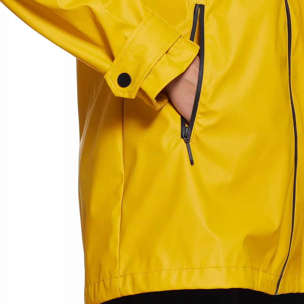 Women's Weathercast Hooded Rain Slicker Coat 4 Women's Weathercast Hooded Rain Slicker Coat - Image 4