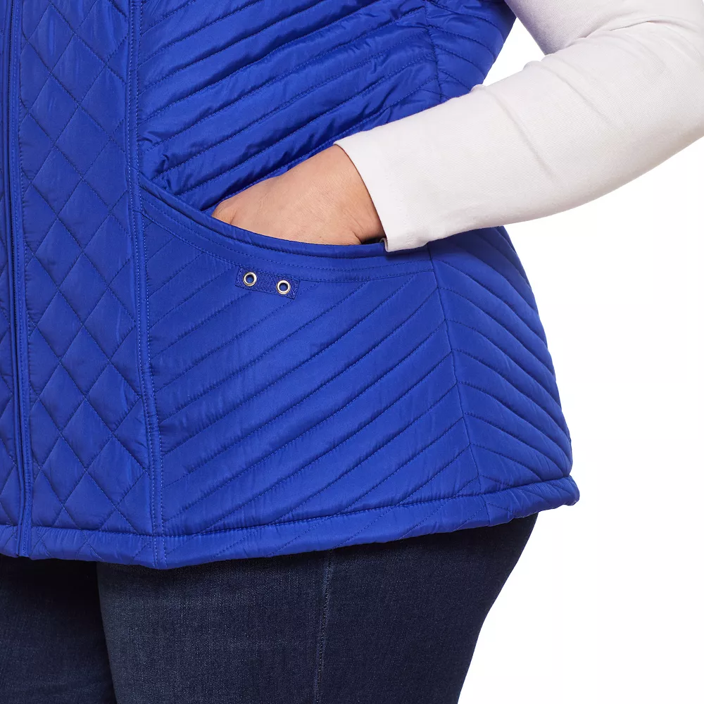 Plus Size Weathercast Quilted Vest - Image 6