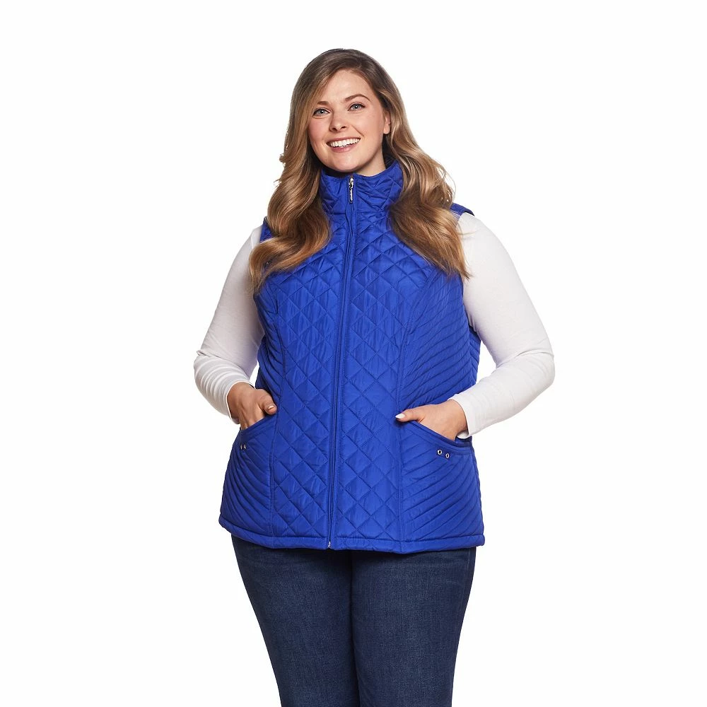 Plus Size Weathercast Quilted Vest