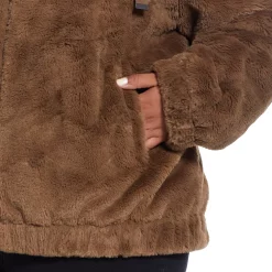 Plus Size Weathercast Faux-Fur Bomber Jacket -Vanity Fair shop 5042058 ALT3