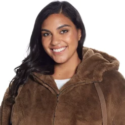 Plus Size Weathercast Faux-Fur Bomber Jacket -Vanity Fair shop 5042058 ALT4