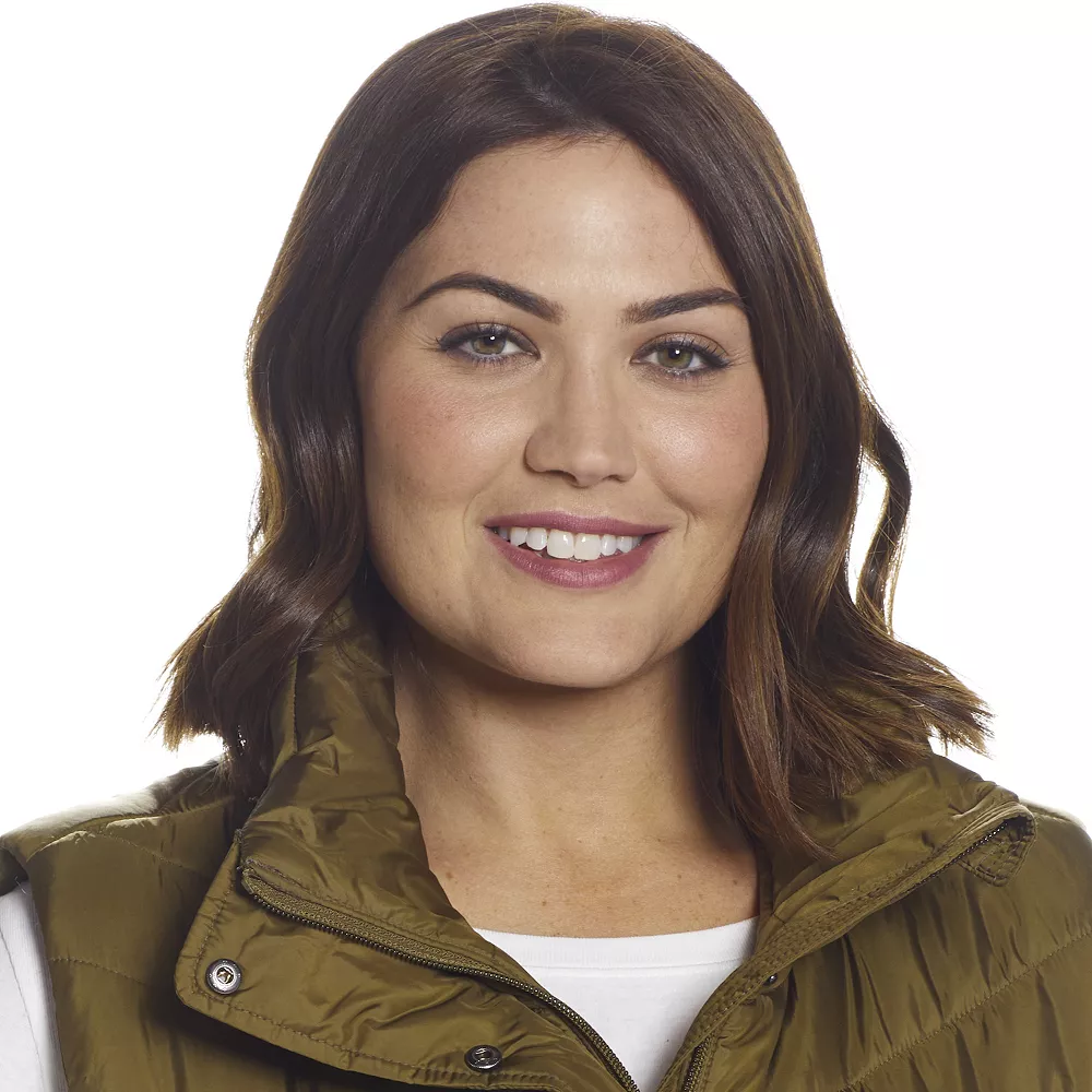 Plus Size Weathercast Quilted Long Puffer Vest - Image 8