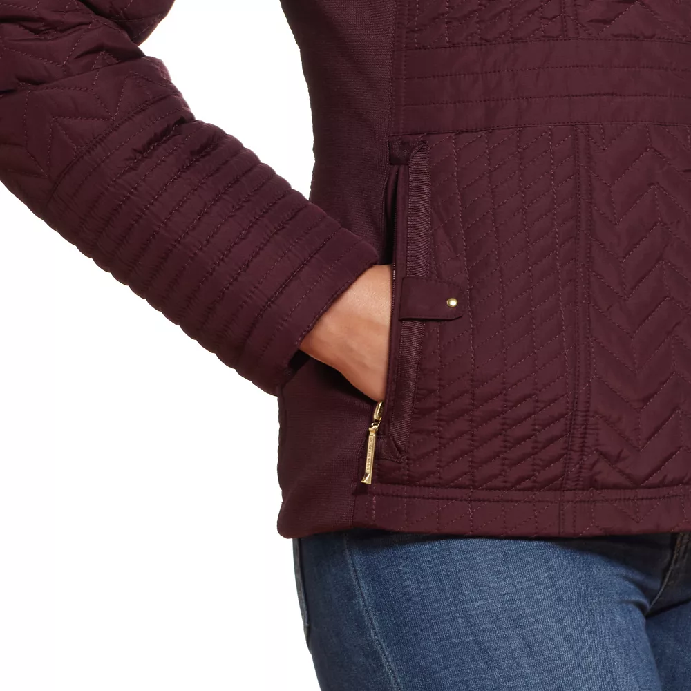Women's Weathercast Quilted Side-Stretch Jacket - Image 4