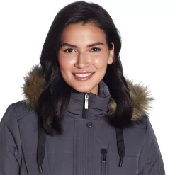 Women's Weathercast Faux-Fur Hood Puffer Coat -Vanity Fair shop 5042079 ALT3