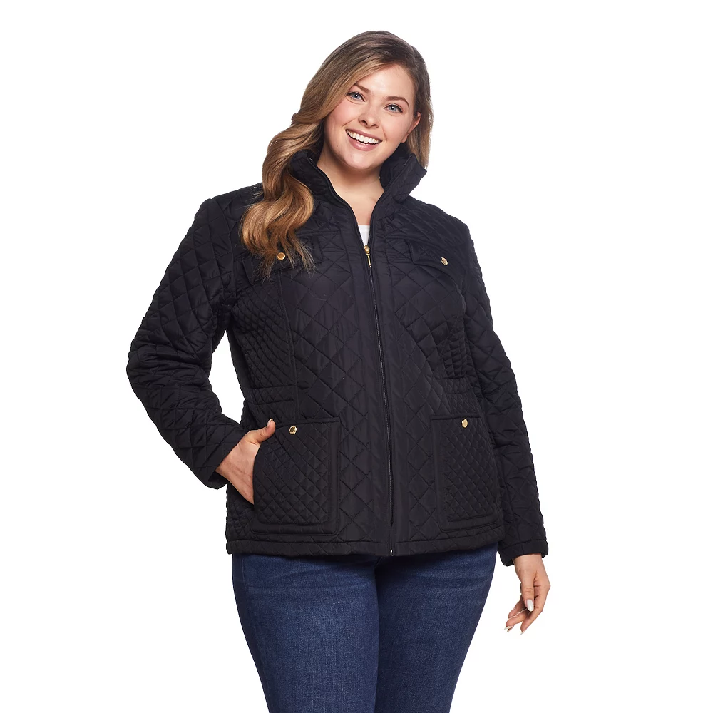 Plus Size Weathercast Quilted Jacket - Image 2