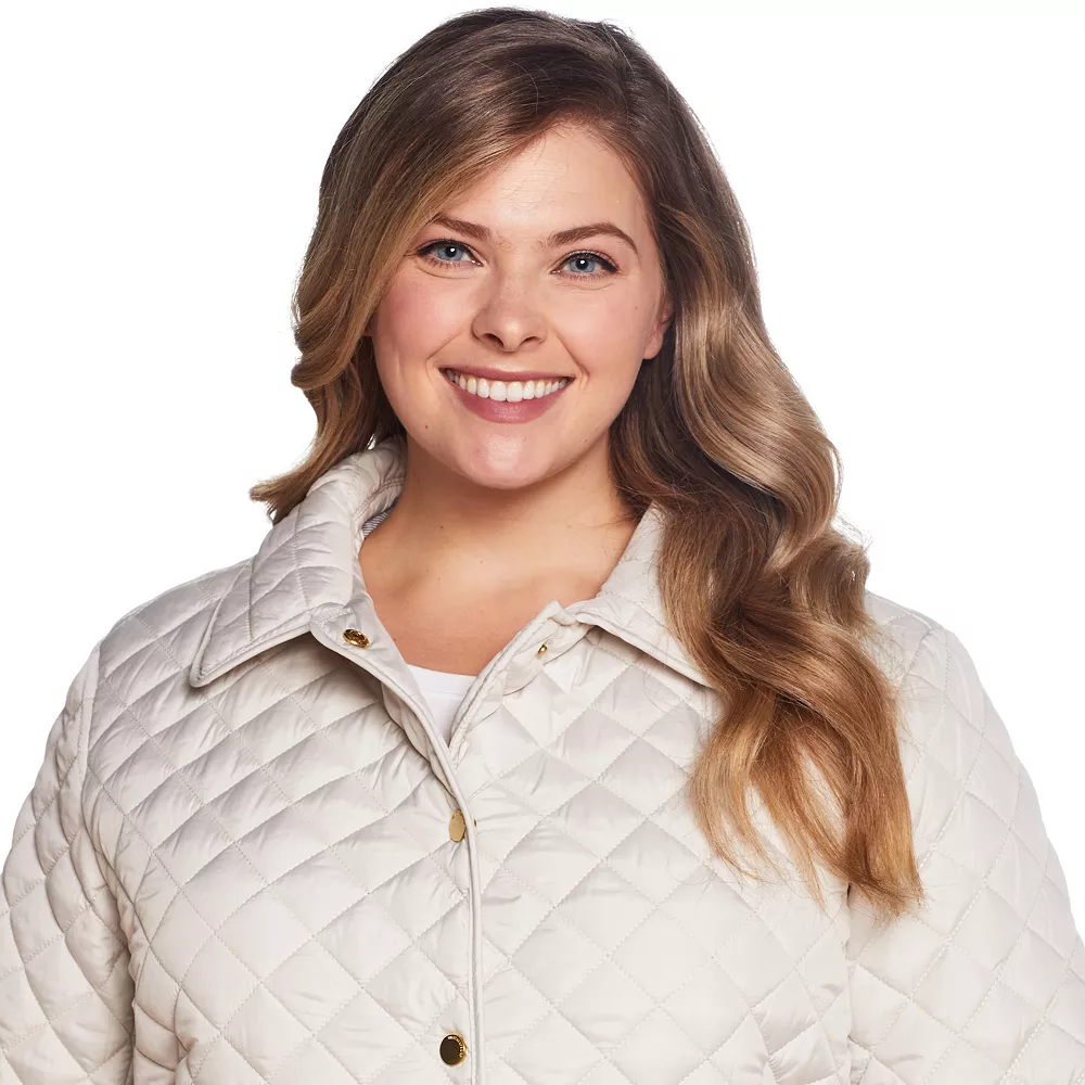 Plus Size Weathercast Quilted Barn Jacket - Image 4