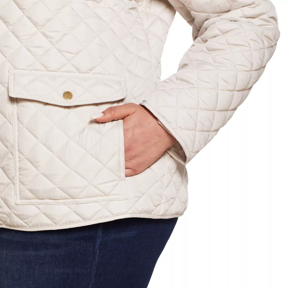 Plus Size Weathercast Quilted Barn Jacket - Image 5