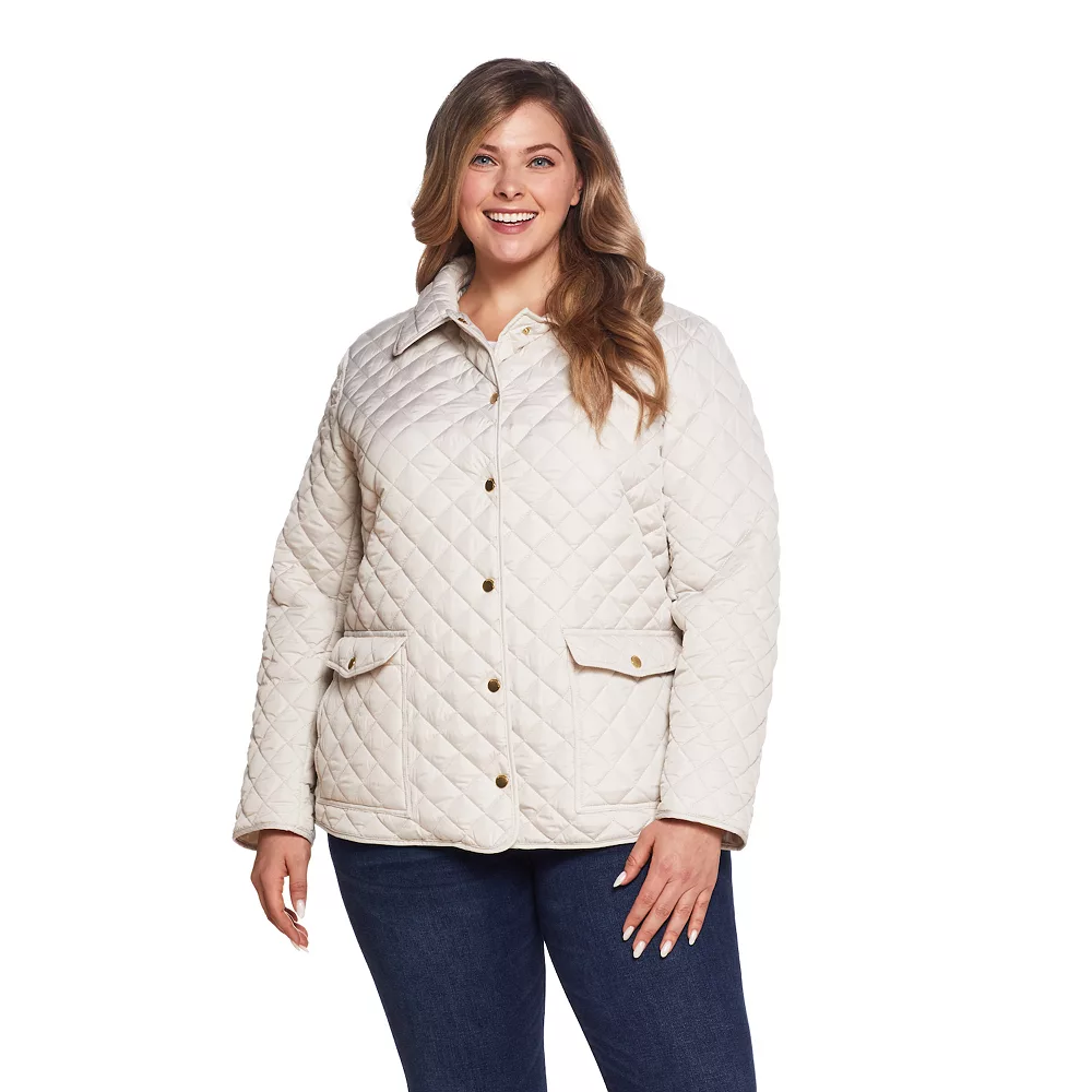Plus Size Weathercast Quilted Barn Jacket - Image 2