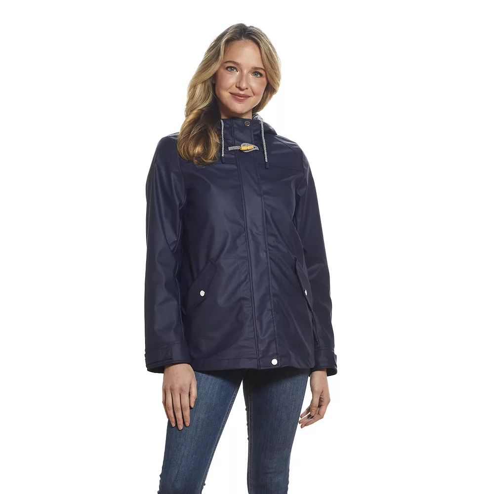 Women's Weathercast Hooded Rain Coat