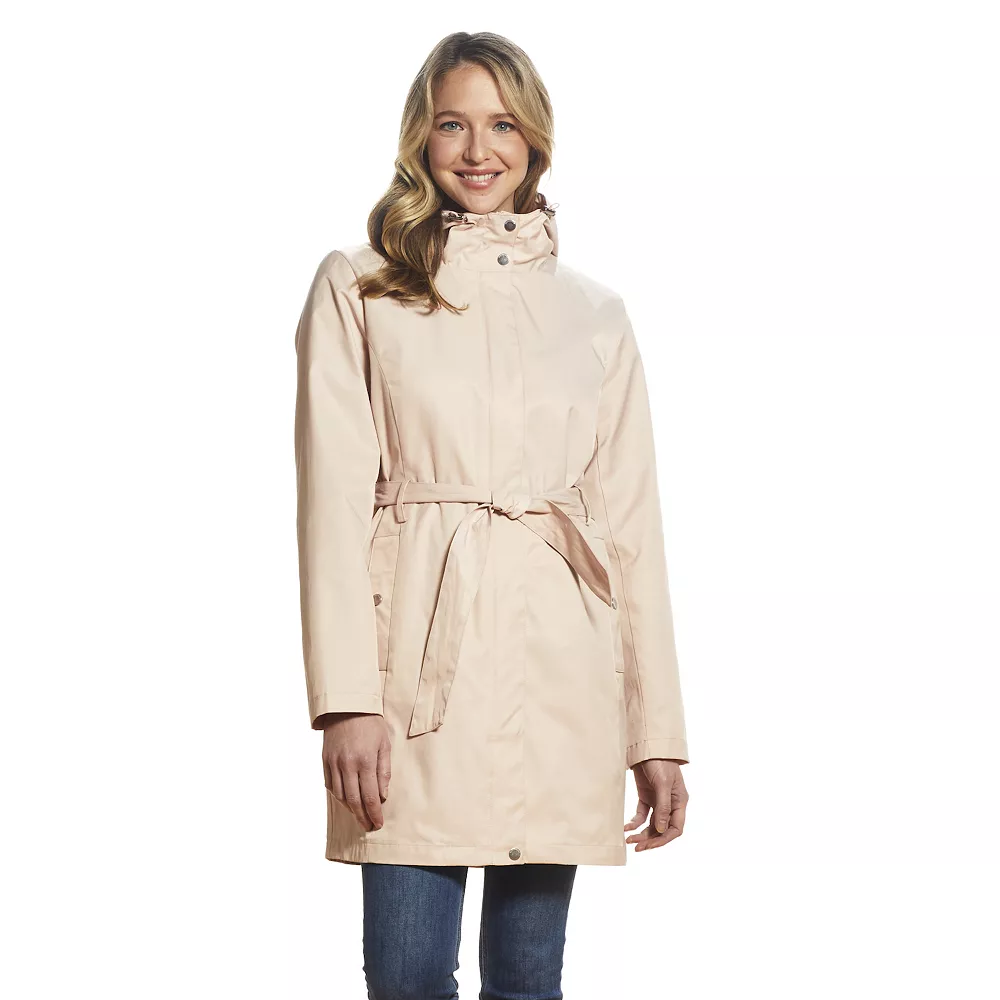 Women's Weathercast Hooded Trench Coat