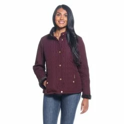 Women's Weathercast Velboa-Lined Quilted Jacket 15 Women's Weathercast Velboa-Lined Quilted Jacket -Vanity Fair shop 5764941 ALT2