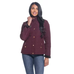 Women's Weathercast Velboa-Lined Quilted Jacket 16 Women's Weathercast Velboa-Lined Quilted Jacket -Vanity Fair shop 5764941 ALT3