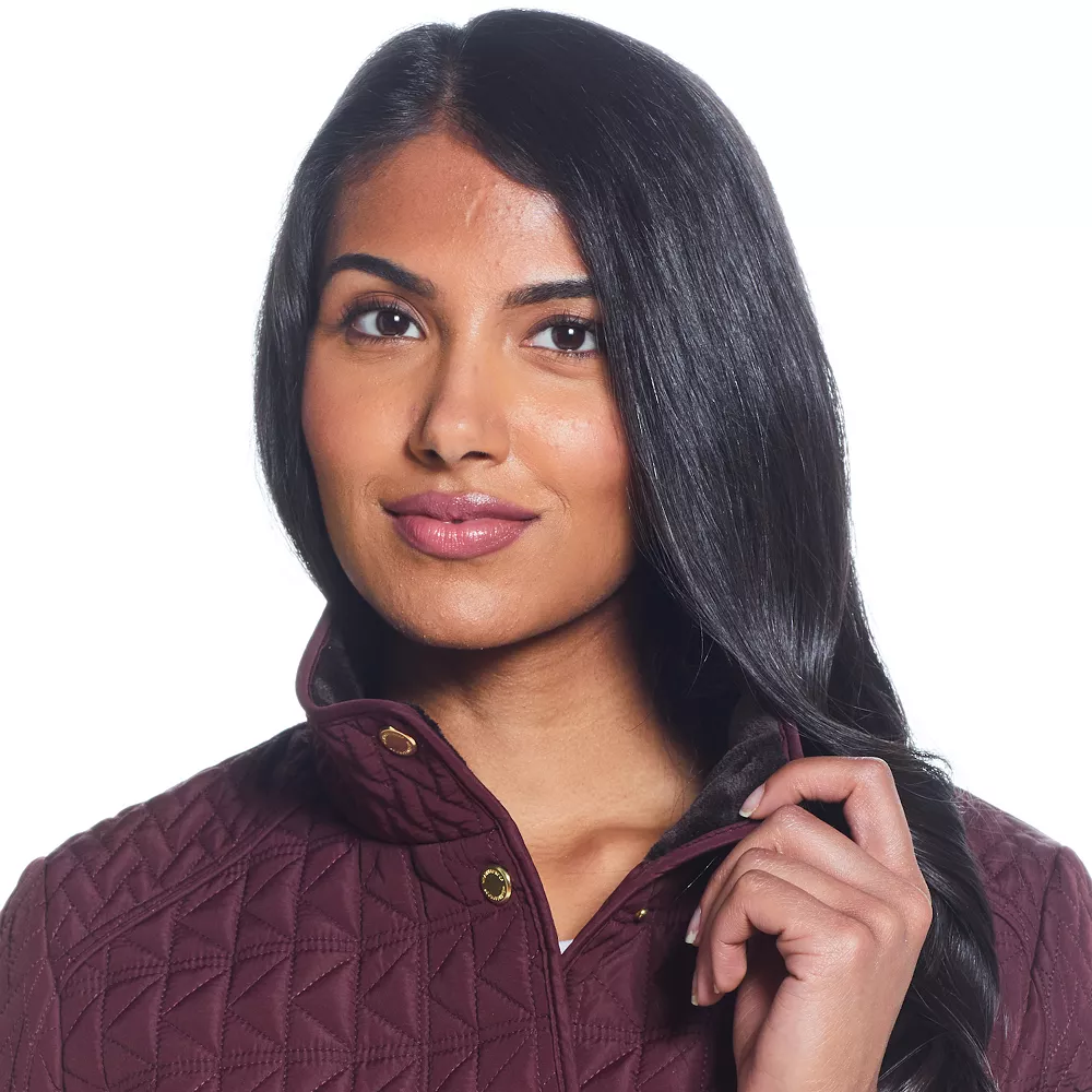 Women's Weathercast Velboa-Lined Quilted Jacket 10 Women's Weathercast Velboa-Lined Quilted Jacket - Image 10