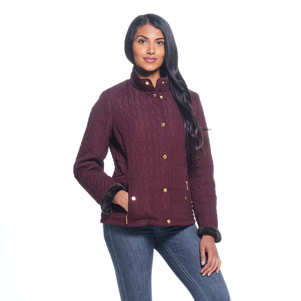 Women's Weathercast Velboa-Lined Quilted Jacket 2 Women's Weathercast Velboa-Lined Quilted Jacket - Image 2