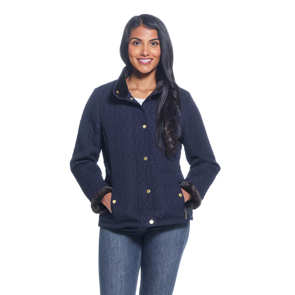 Women's Weathercast Velboa-Lined Quilted Jacket 3 Women's Weathercast Velboa-Lined Quilted Jacket - Image 3