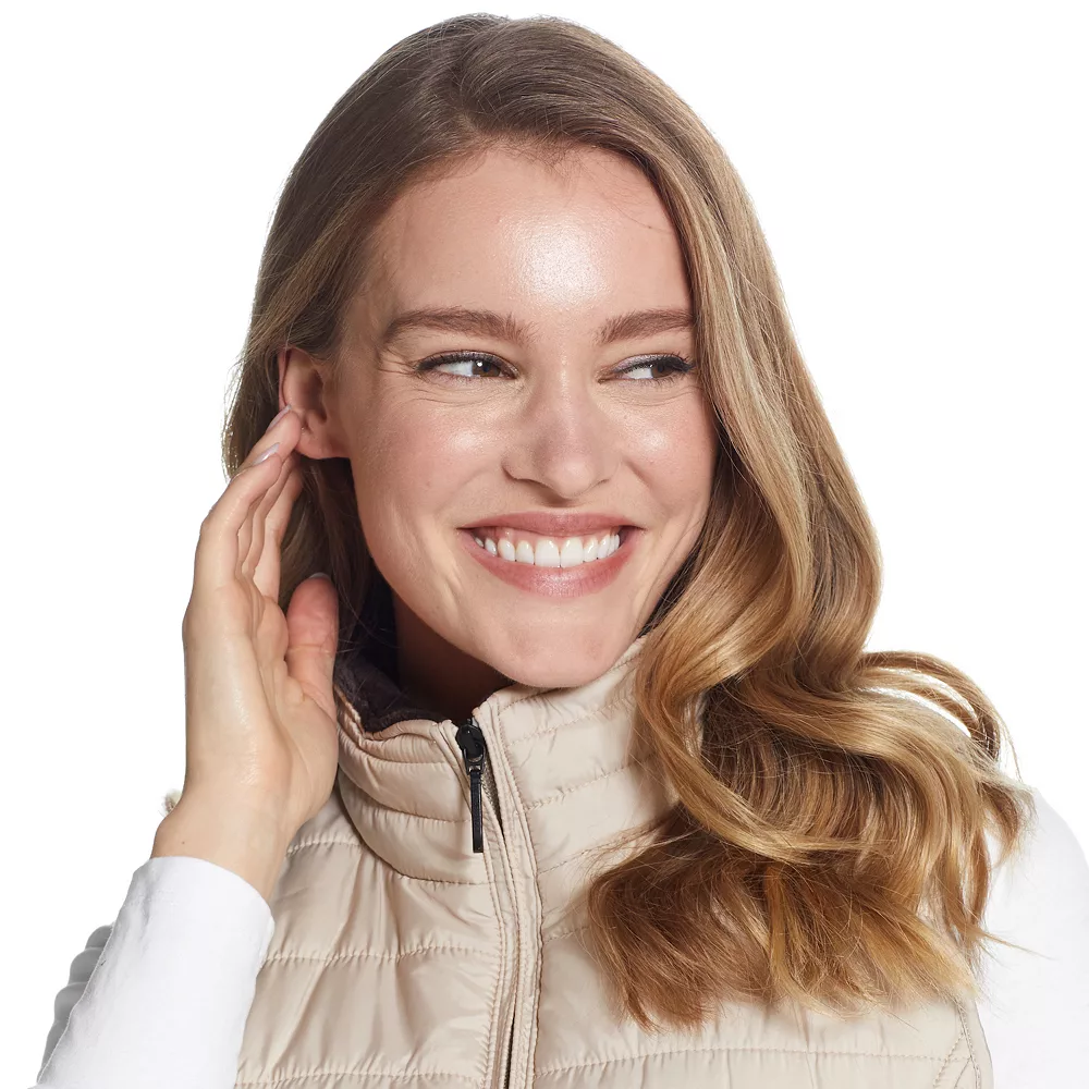 Women's Weathercast Plush Lined Puffer Vest - Image 8