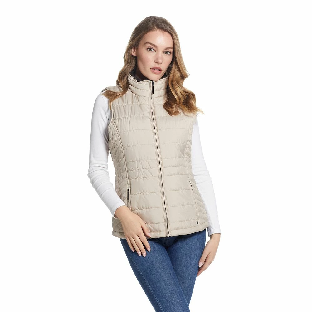 Women's Weathercast Plush Lined Puffer Vest - Image 3