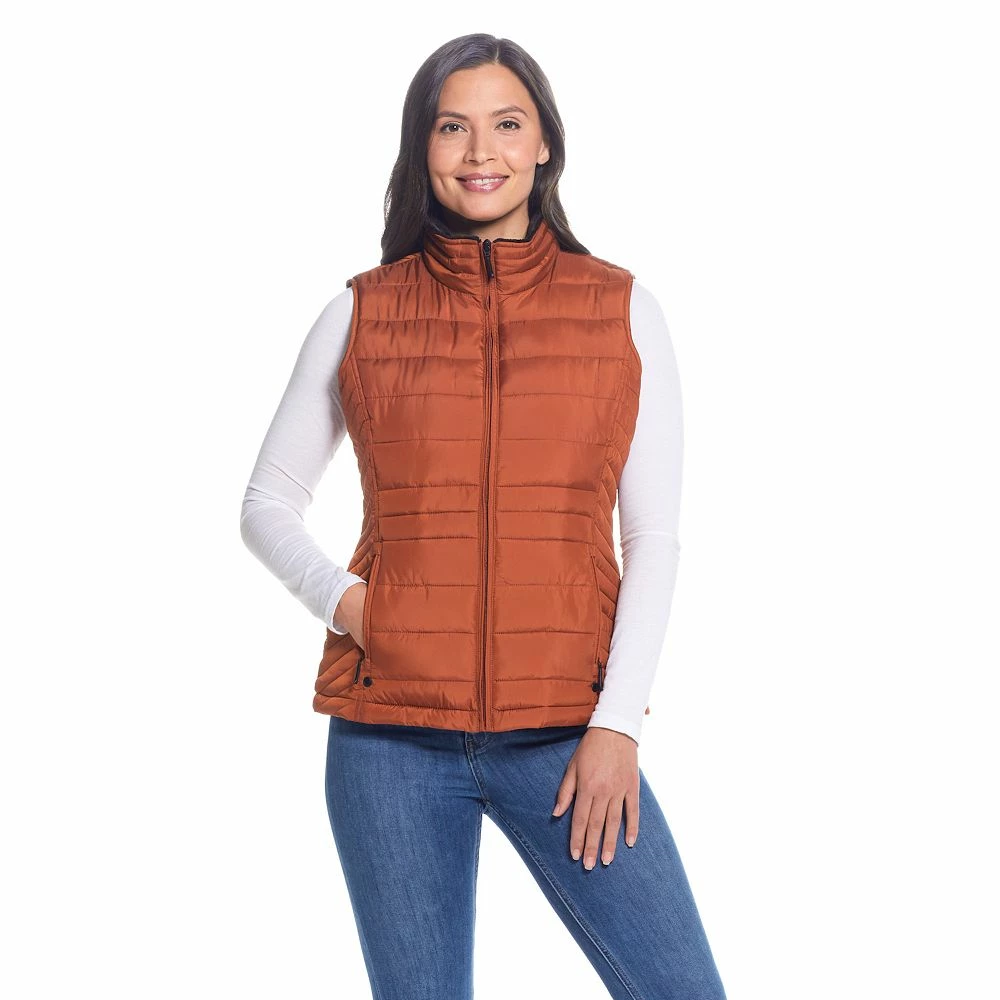 Women's Weathercast Plush Lined Puffer Vest - Image 2