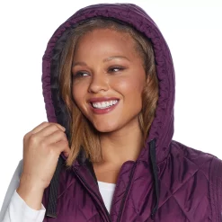 Plus Size Weathercast Hood Plush Lined Quilted Vest 15 Plus Size Weathercast Hood Plush Lined Quilted Vest -Vanity Fair shop 5764951 ALT5