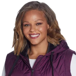 Plus Size Weathercast Hood Plush Lined Quilted Vest 17 Plus Size Weathercast Hood Plush Lined Quilted Vest -Vanity Fair shop 5764951 ALT7