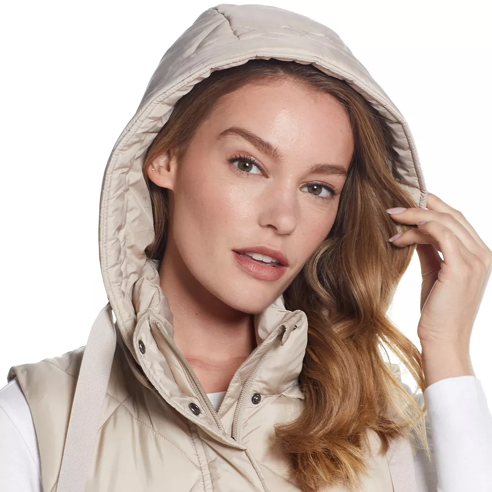 Women's Weathercast Quilted Hood Vest - Image 6