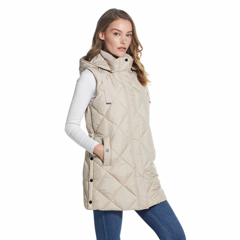 Women's Weathercast Quilted Hood Vest - Image 7
