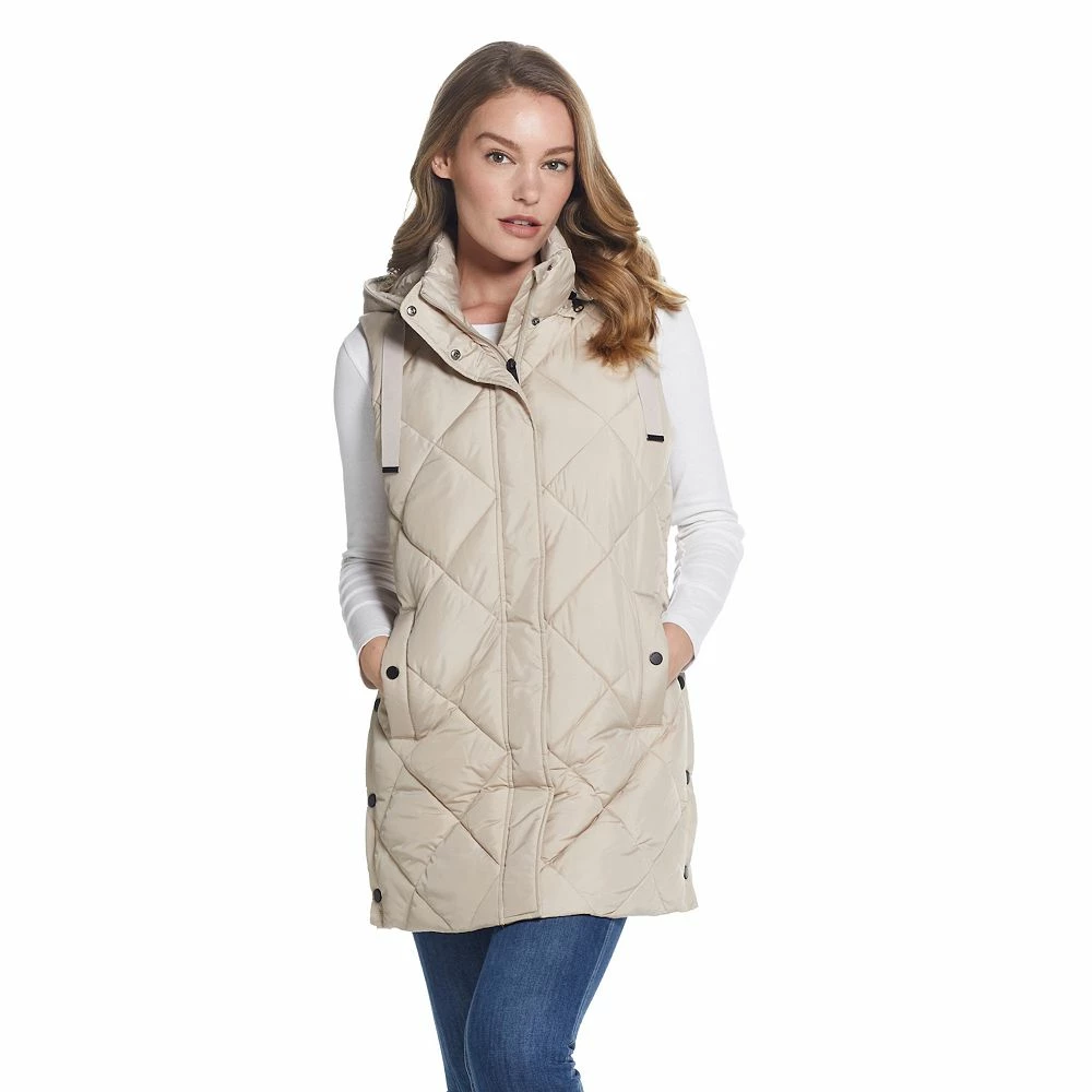 Women's Weathercast Quilted Hood Vest - Image 8