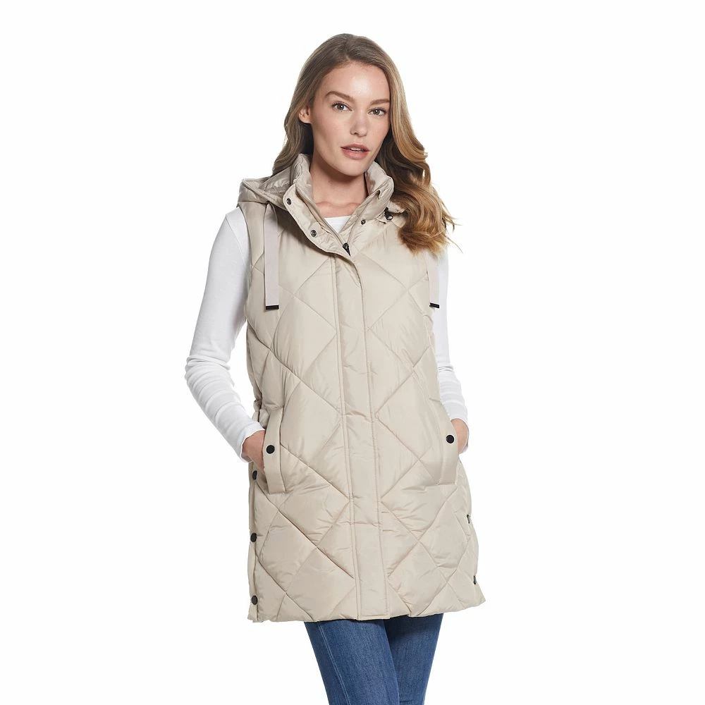 Women's Weathercast Quilted Hood Vest - Image 9