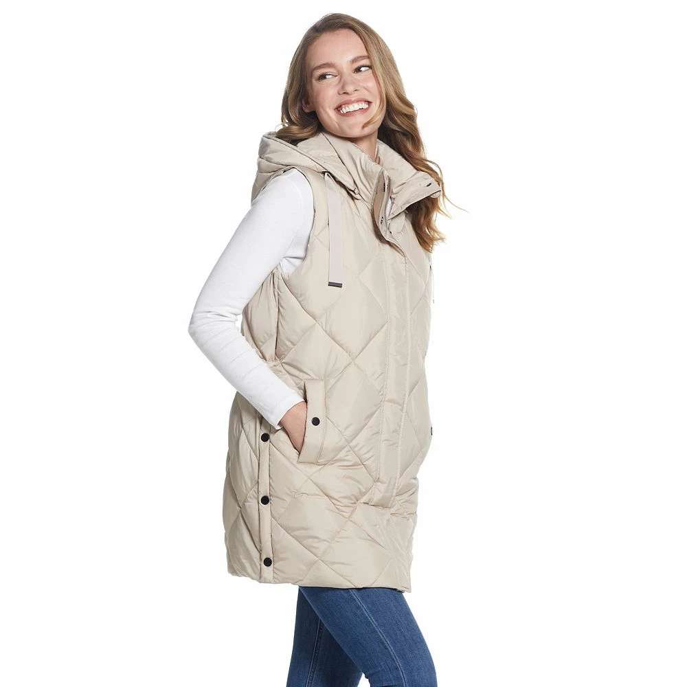 Women's Weathercast Quilted Hood Vest - Image 10