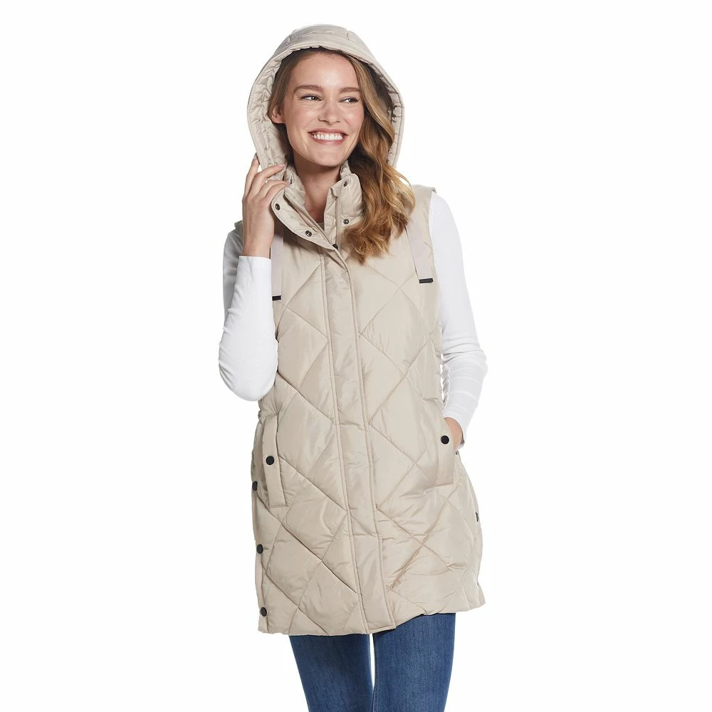 Women's Weathercast Quilted Hood Vest - Image 11