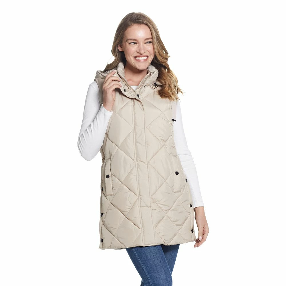 Women's Weathercast Quilted Hood Vest - Image 2
