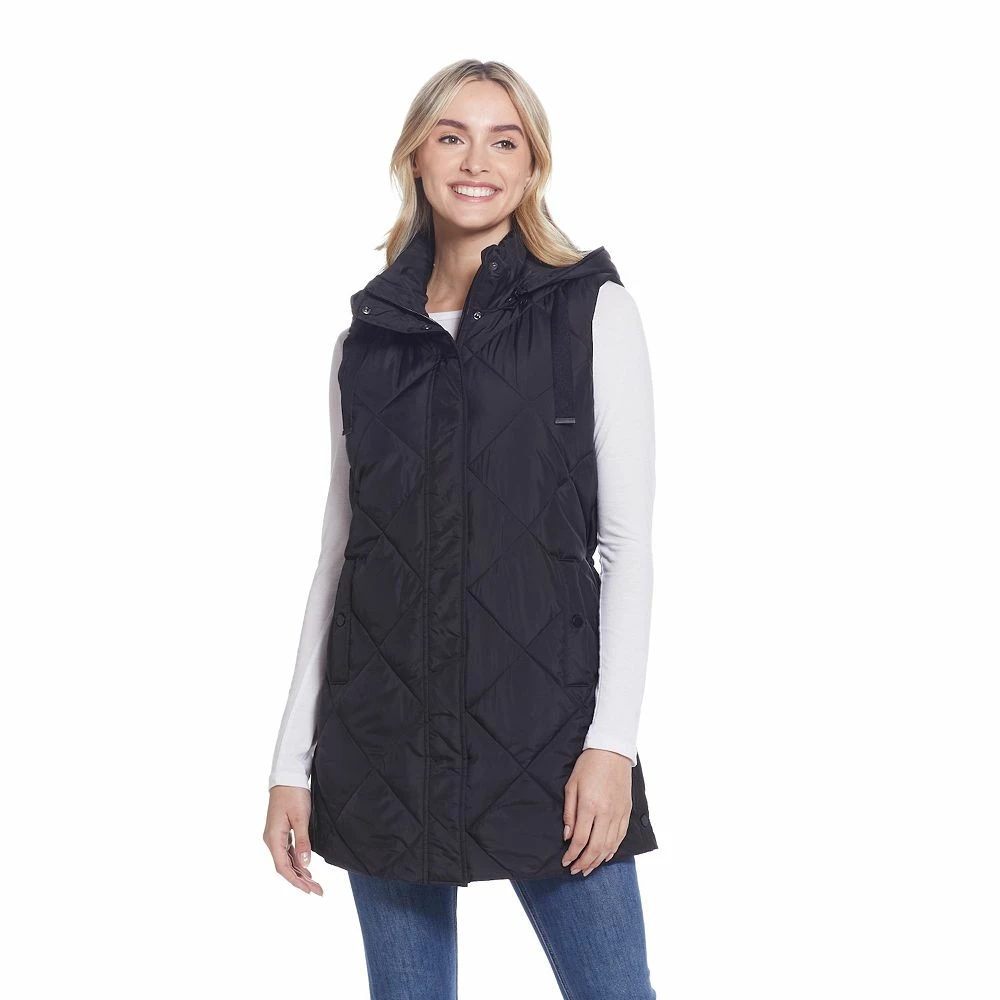 Women's Weathercast Quilted Hood Vest - Image 3