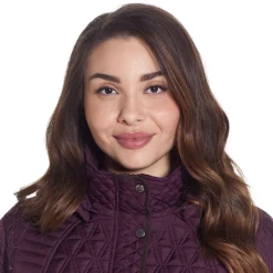 Plus Size Weathercast Faux-Suede Trim Quilted Jacket 19 Plus Size Weathercast Faux-Suede Trim Quilted Jacket -Vanity Fair shop 5764956 ALT5