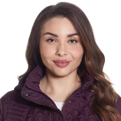 Plus Size Weathercast Faux-Suede Trim Quilted Jacket 21 Plus Size Weathercast Faux-Suede Trim Quilted Jacket -Vanity Fair shop 5764956 ALT7