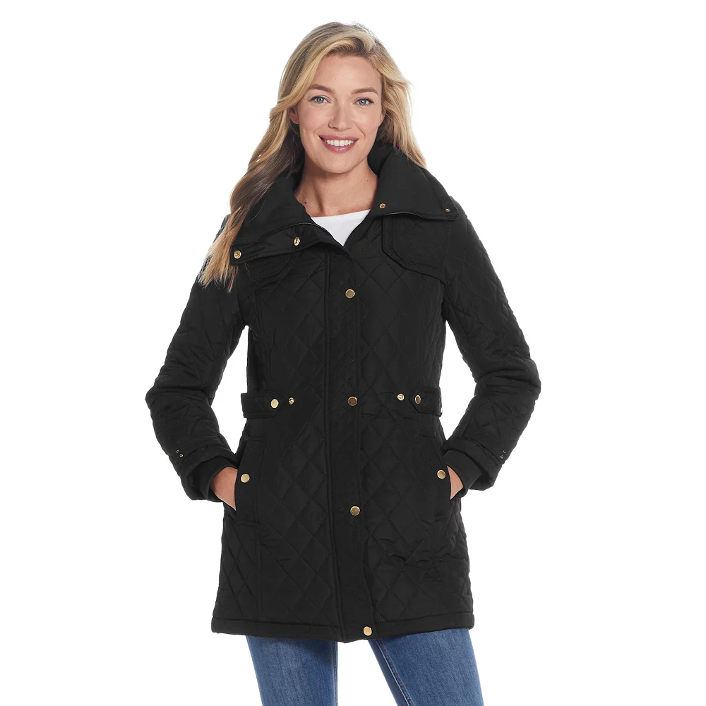 Women's Weathercast Hood Quilted Walker Jacket - Image 2