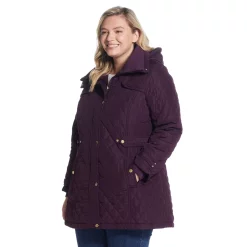 Plus Size Weathercast Hood Quilted Walker Jacket 11 Plus Size Weathercast Hood Quilted Walker Jacket -Vanity Fair shop 5764958 ALT2